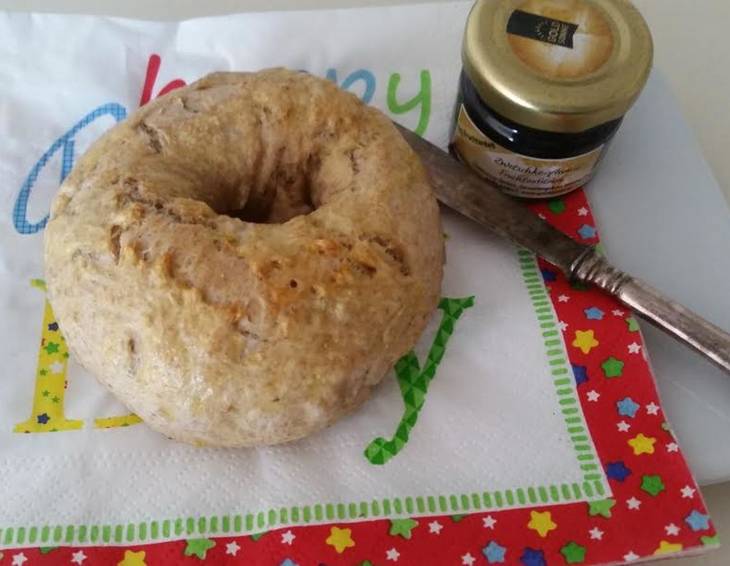 Bagels mit Leinsamen Bagels mit Leinsamen