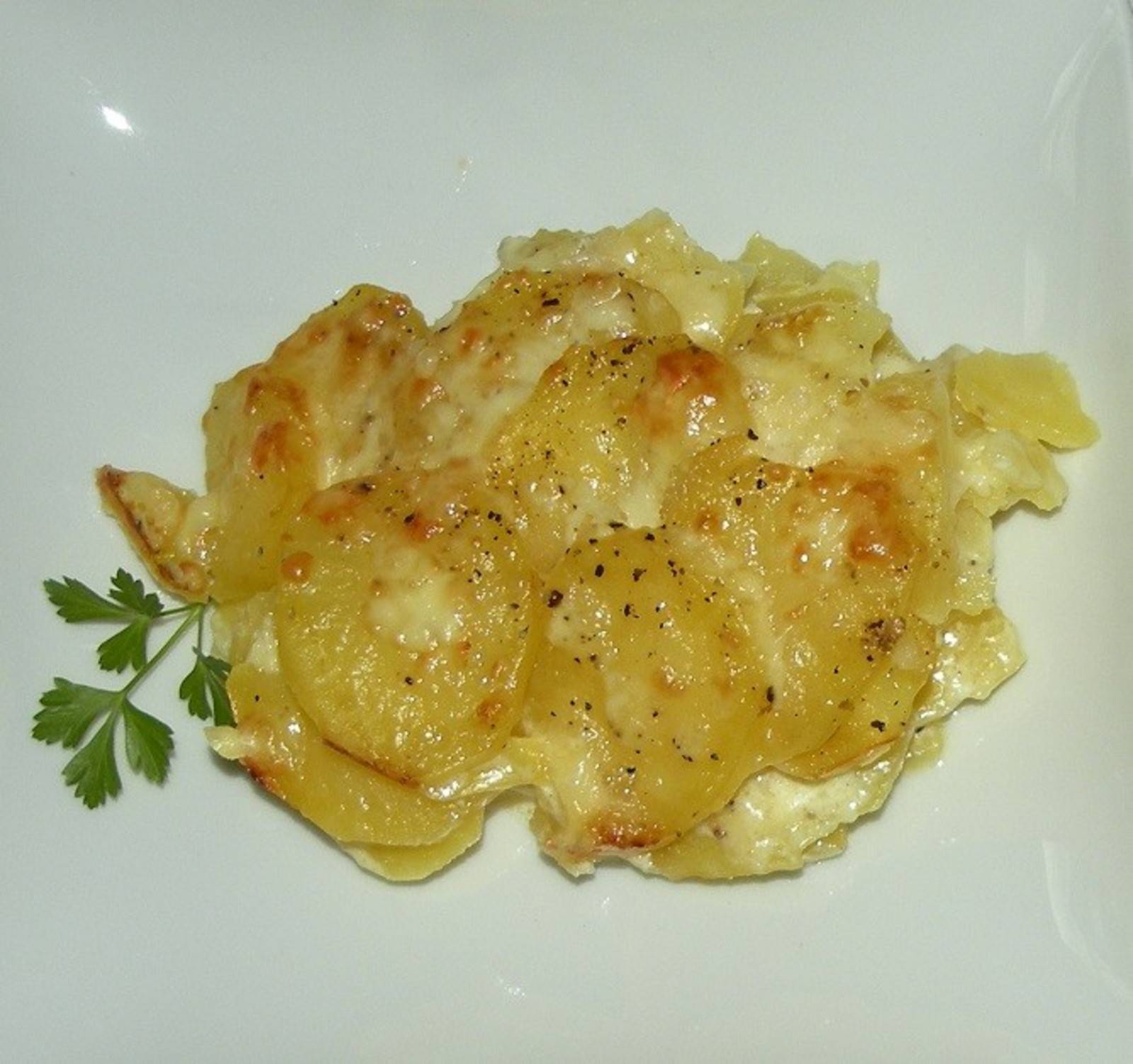 Kartoffelgratin mit Roquefort