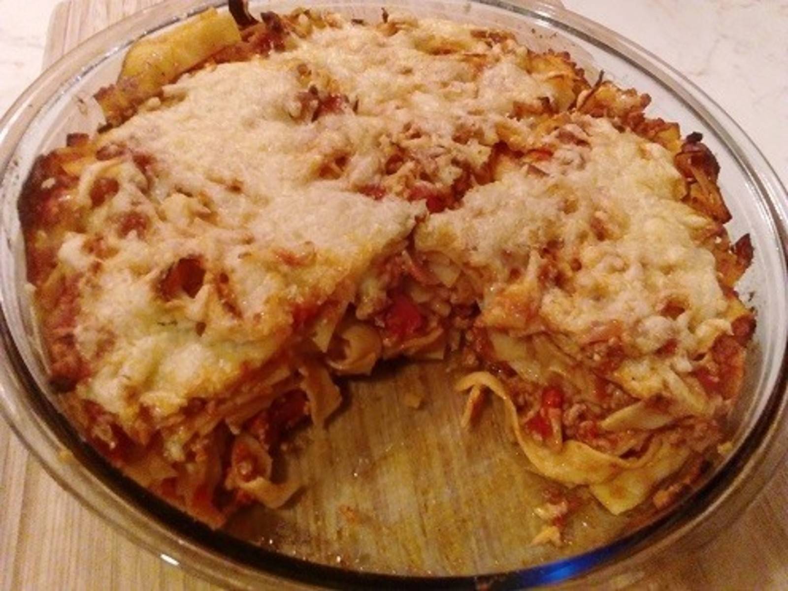 Nudelauflauf a la Bolognese