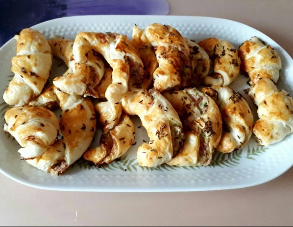 Schinkenkipferln Schinkenkipferln