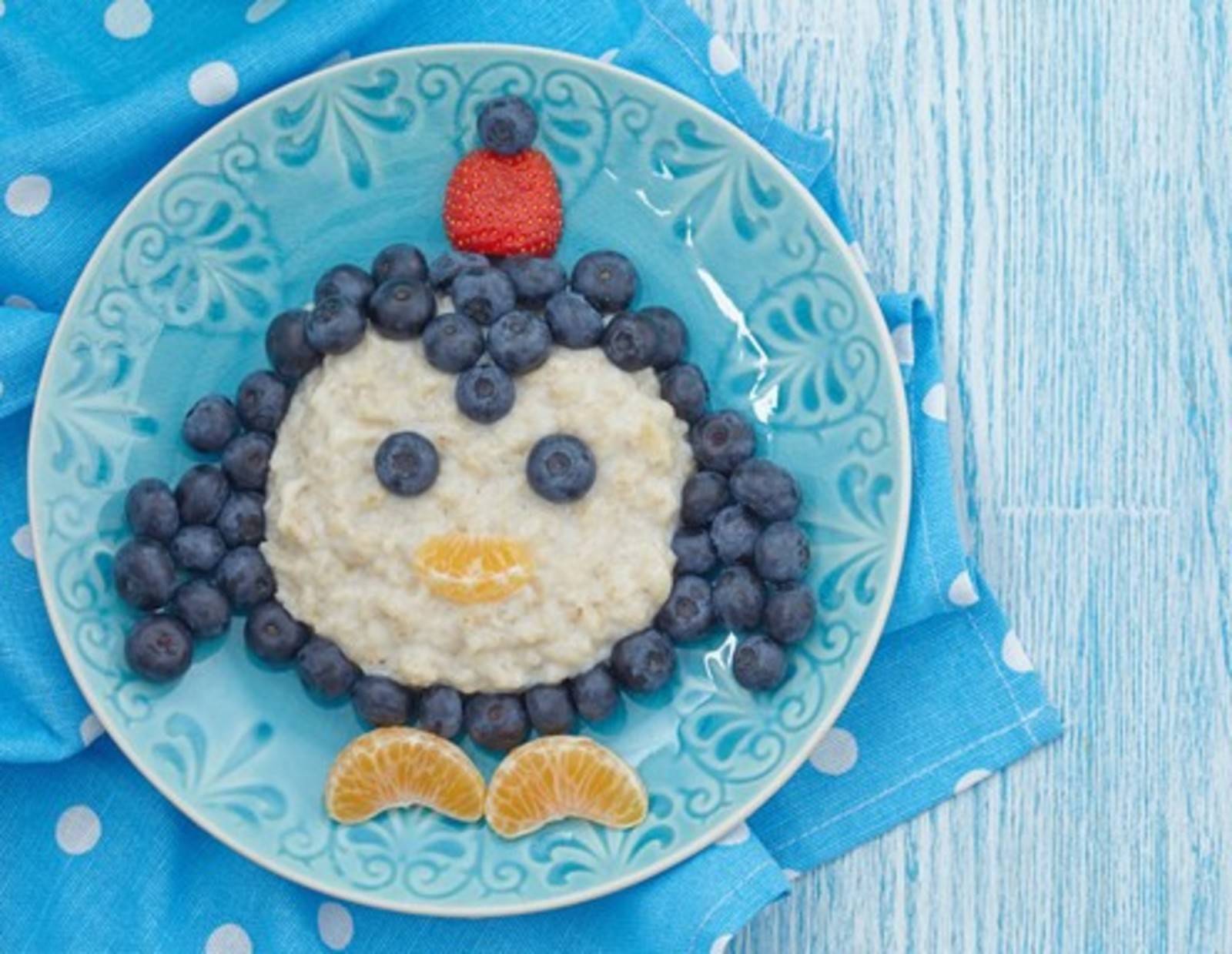 Pinguin-Porridge Rezept