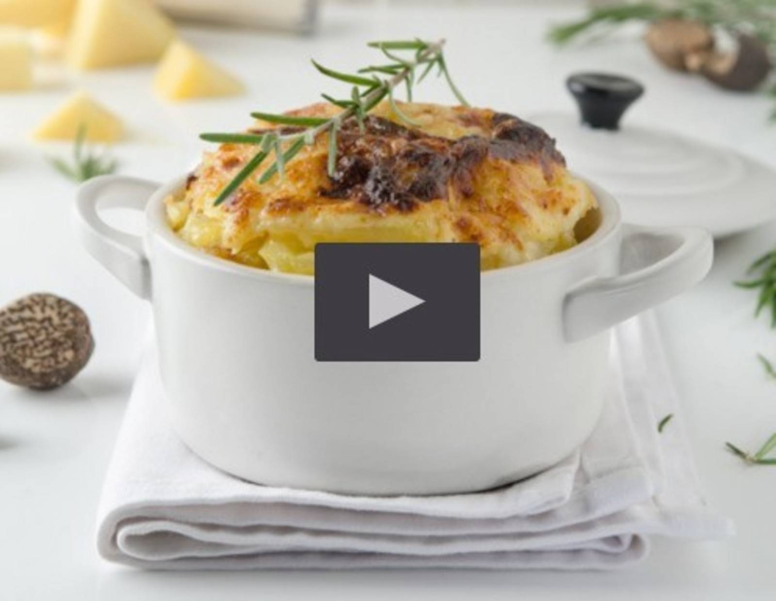 Video - Erdäpfelgratin aus der Heißluftfritteuse