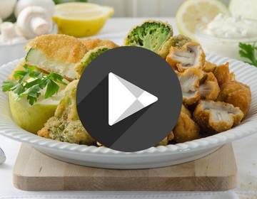 Video - Gebackenes Gemüse aus der Heißluftfritteuse