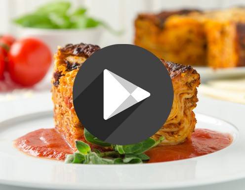 Video - Lasagne aus der Heißluftfritteuse