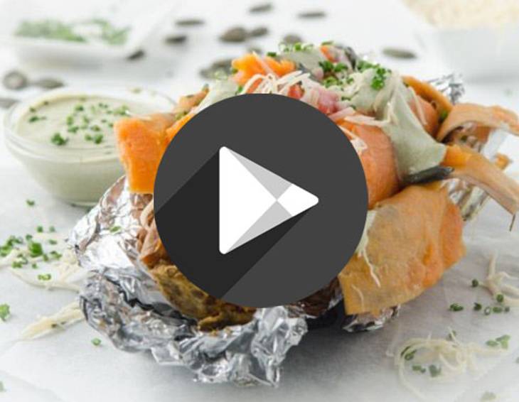 Video - Ofen-Süßkartoffel aus der Heißluftfritteuse
