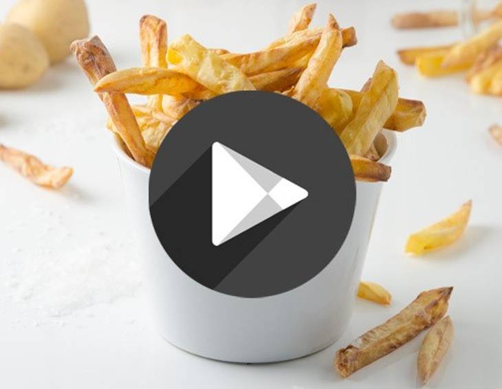 Video - Pommes aus der Heißluftfritteuse