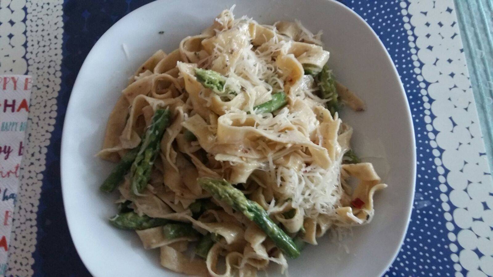 Spargel Tagliatelle Rezept - ichkoche.de