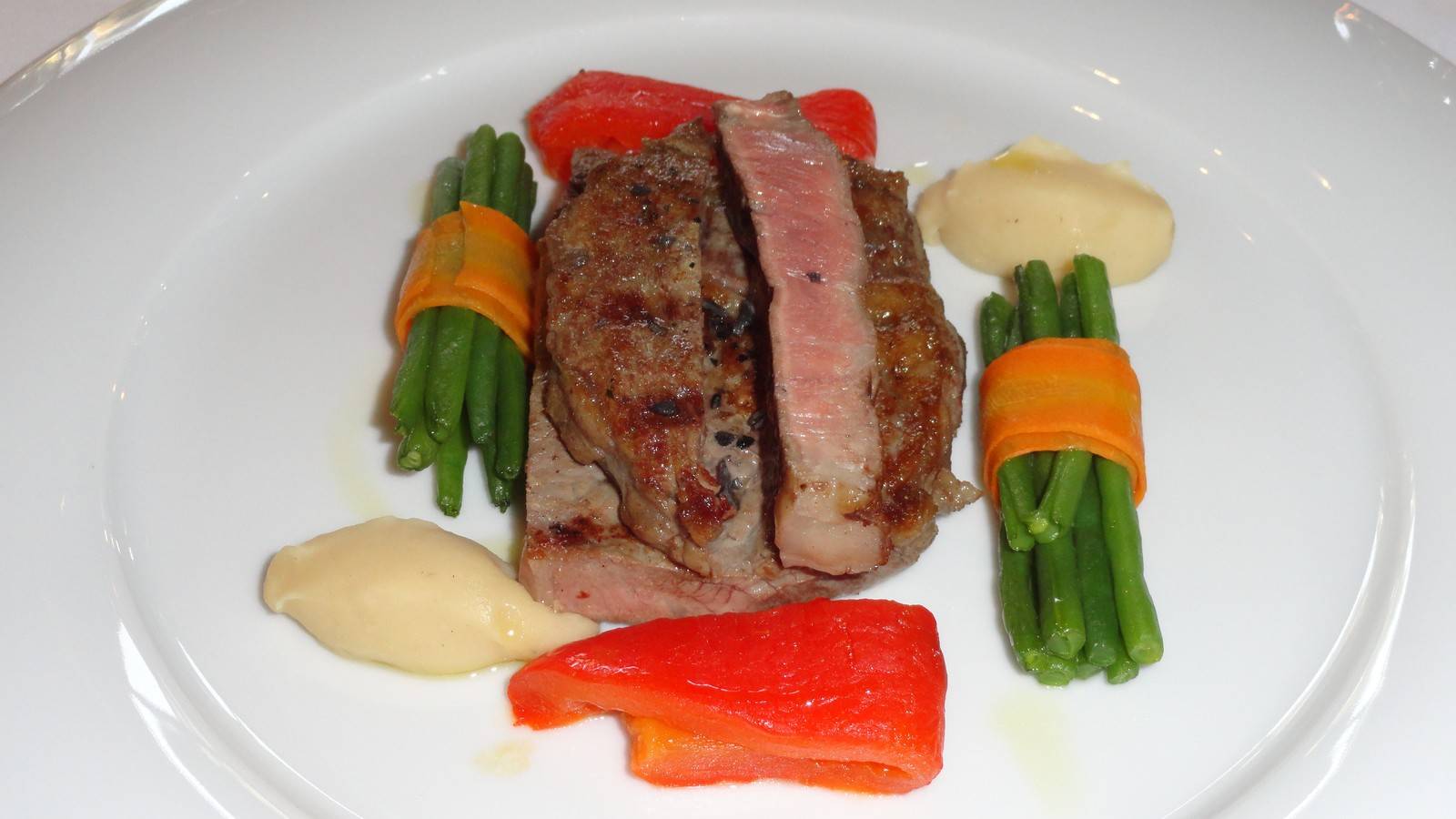 Ribeye-Steaks in Rotweinmarinade