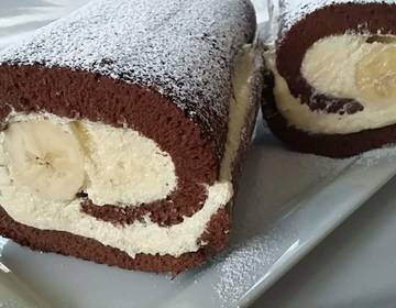 Bananenroulade Bananenroulade