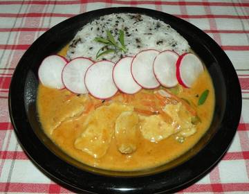Mildes Chicken-Kokos Curry