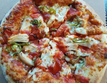 Pizza mit Artischockenherzen Pizza mit Artischockenherzen
