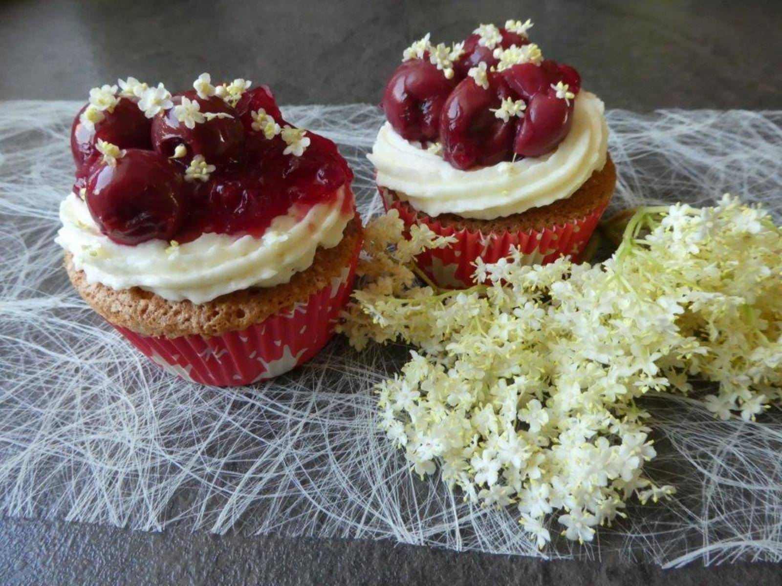 Holler-Kirschmuffins Rezept - ichkoche.de Holler-Kirschmuffins Rezept - ichkoche.de