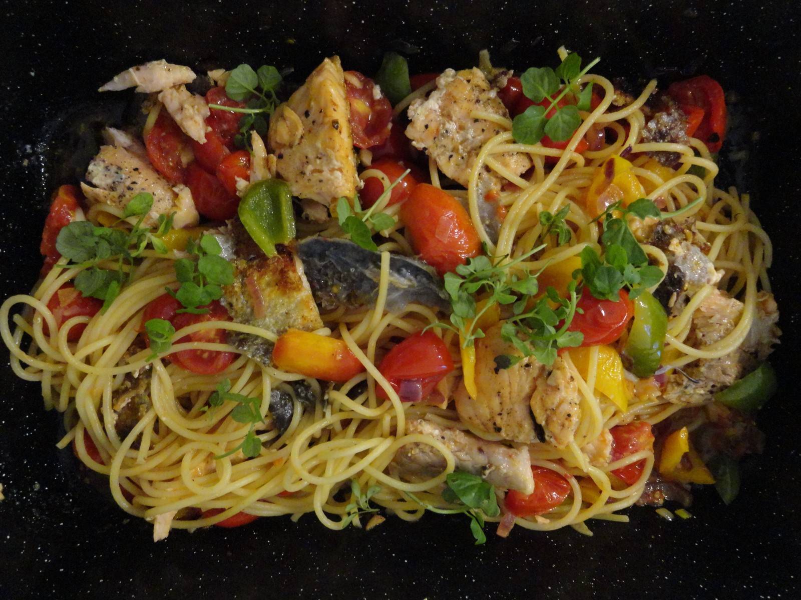 Restlpfanne mit Weißwein