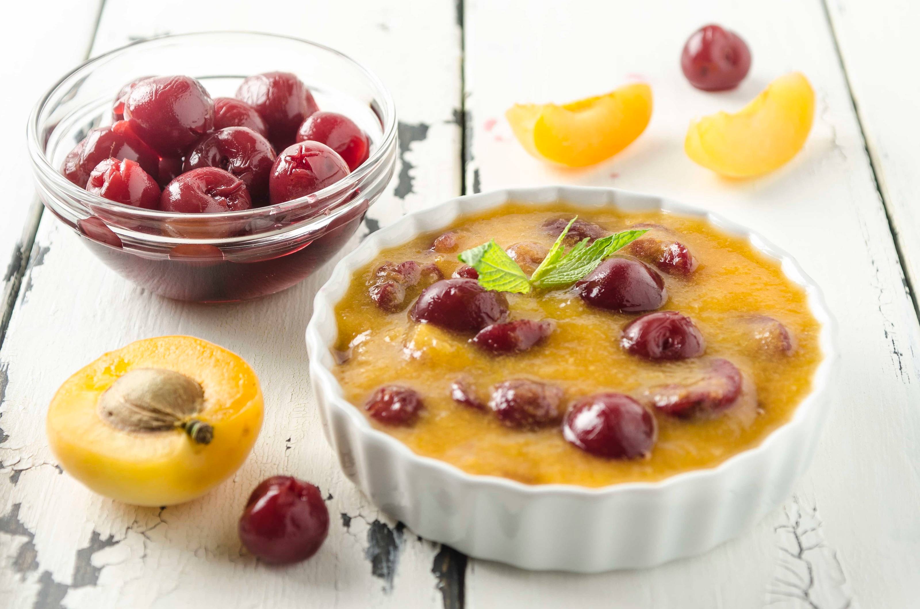 Marillen-Kirsch-Kompott Rezept