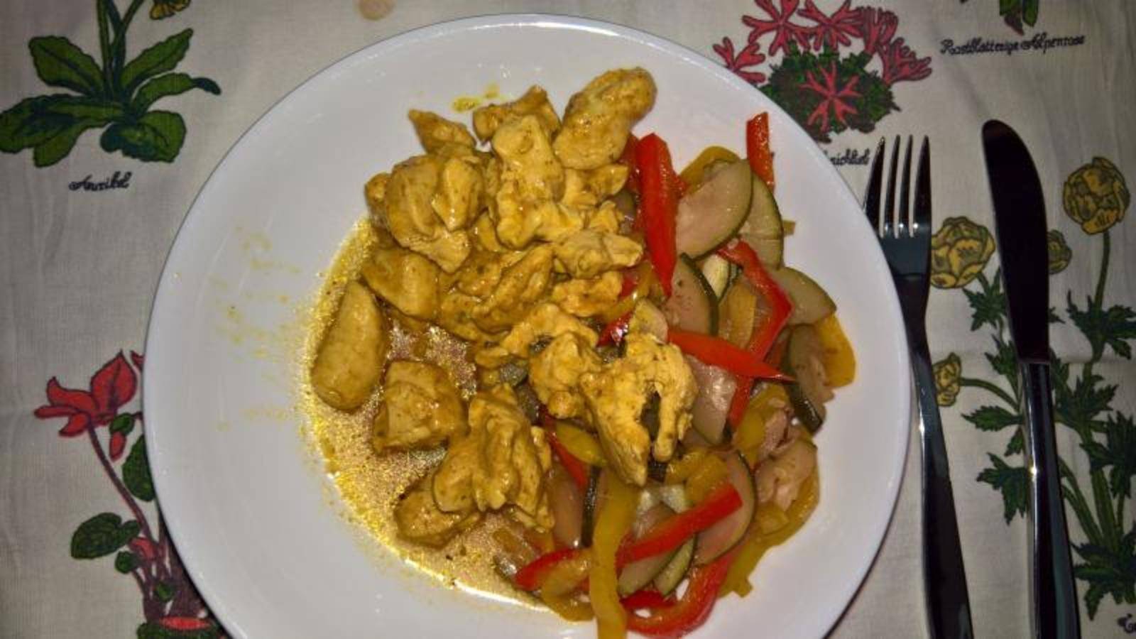 Puten-Gemüse-Curry Rezept - ichkoche.ch