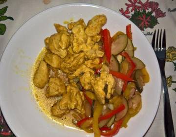 Puten-Gemüse-Curry