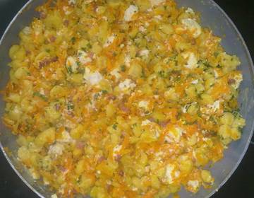 Karotten-Schafskäse-Knöpfle Karotten-Schafskäse-Knöpfle