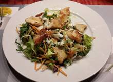 Hühnerstreifen Salat Hühnerstreifen Salat
