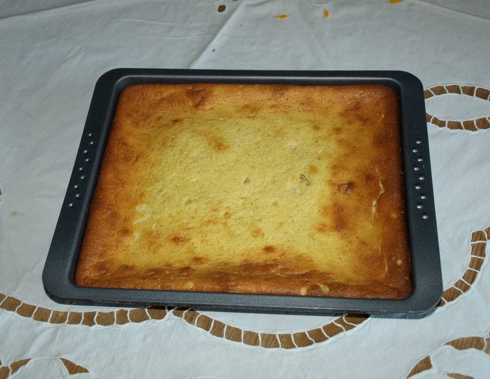 Holunderblüten-Topfenschnitte Holunderblüten-Topfenschnitte