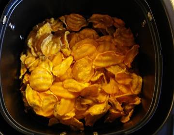 Süßkartoffelchips aus dem Airfryer