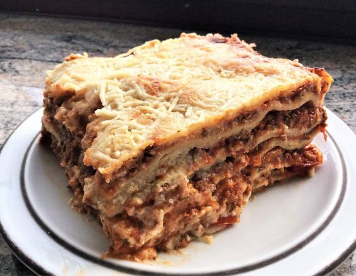 Lasagne mit selbst gemachten Nudelblättern