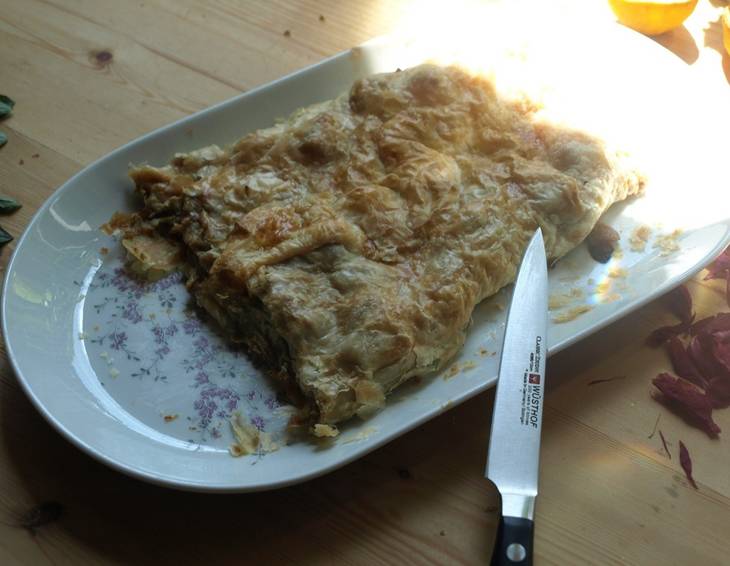 Rhabarber-Kardamom-Strudel