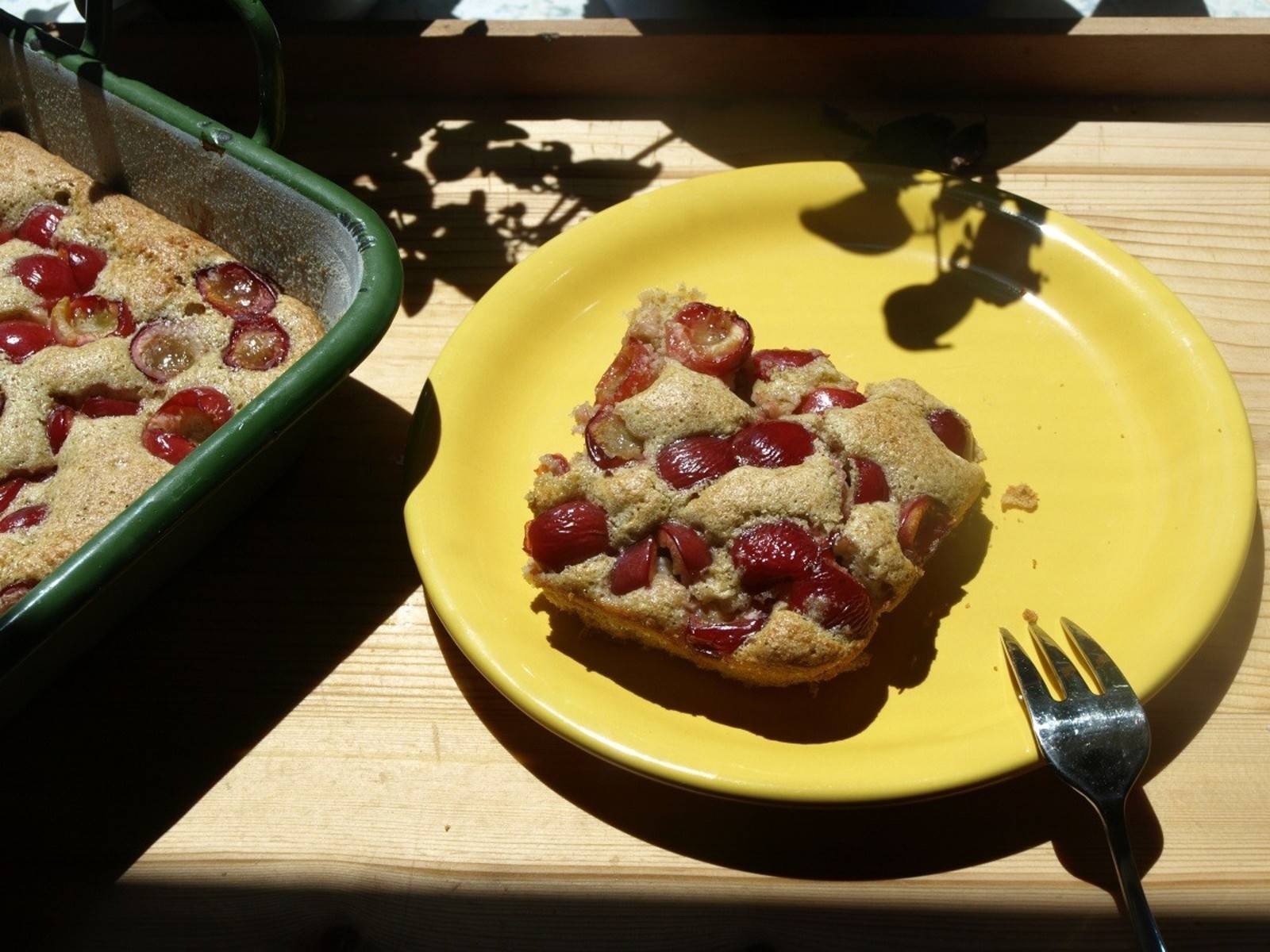 Kirschenkuchen aus Weizenvollkornmehl Rezept - ichkoche.at Kirschenkuchen aus Weizenvollkornmehl Rezept - ichkoche.at