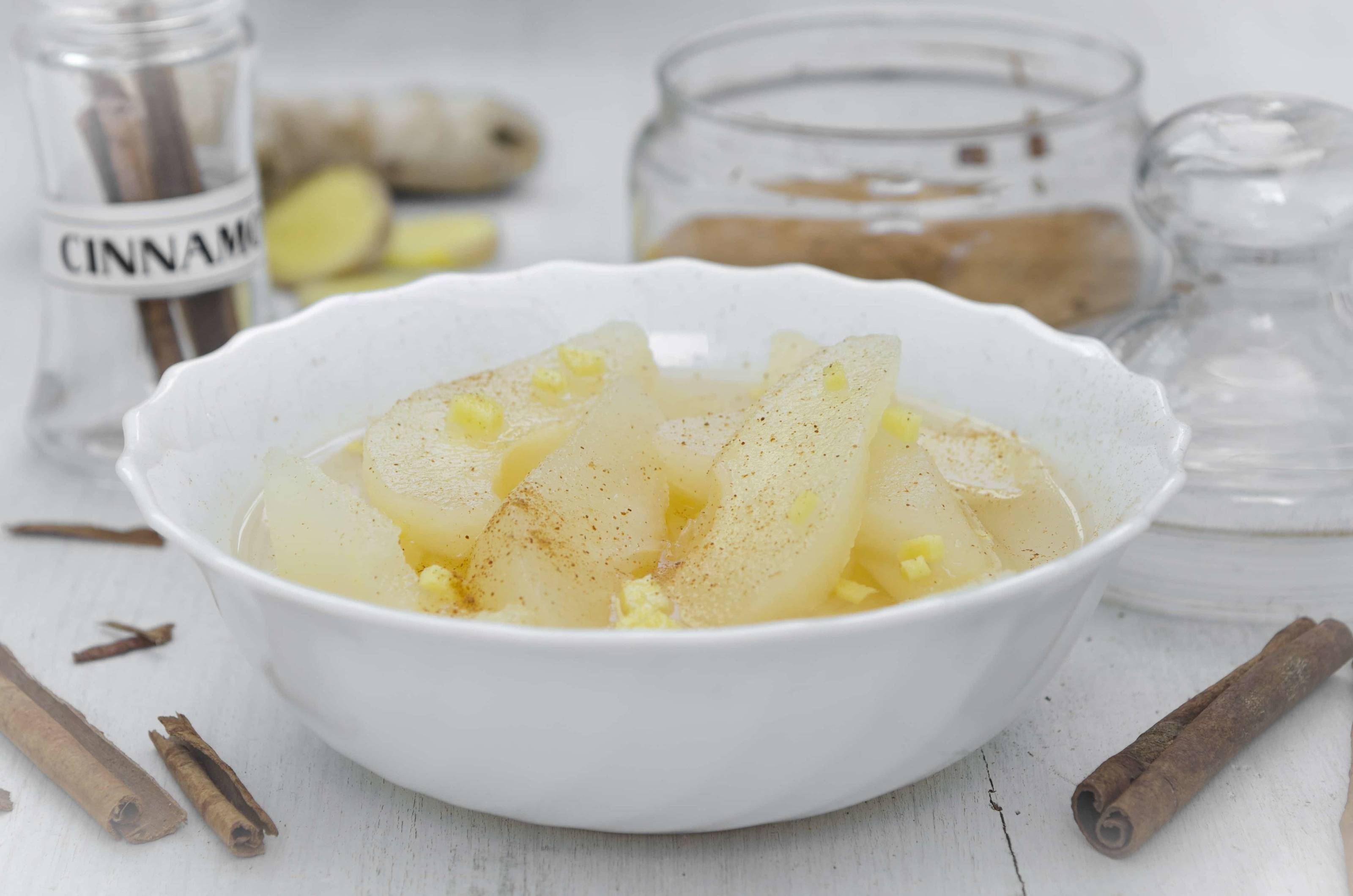 Birnen-Ingwer-Kompott mit Zimt Rezept - ichkoche.ch Birnen-Ingwer-Kompott mit Zimt Rezept - ichkoche.ch