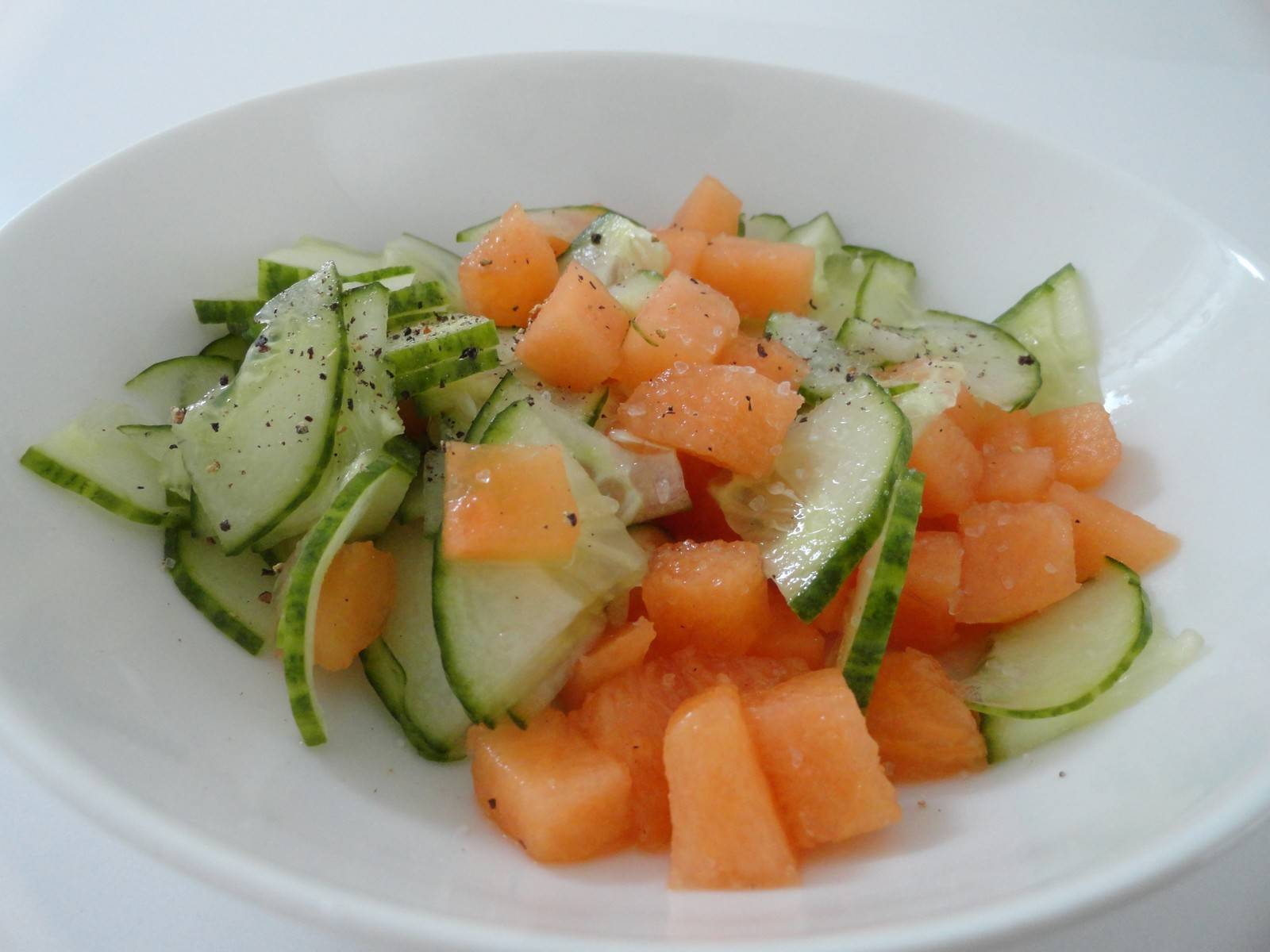 Melonen-Gurken-Salat Rezept - ichkoche.ch