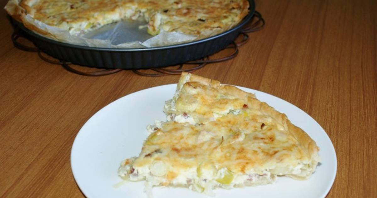 Schnelle Lauch Quiche Rezept - ichkoche.at