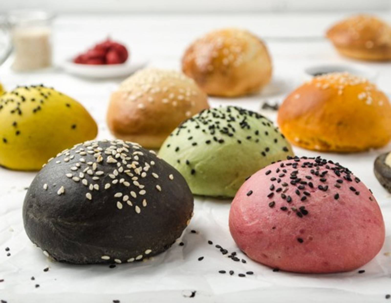 Wie macht man bunte Buns?