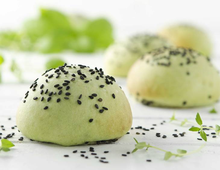Grüne Burger Buns Grüne Burger Buns