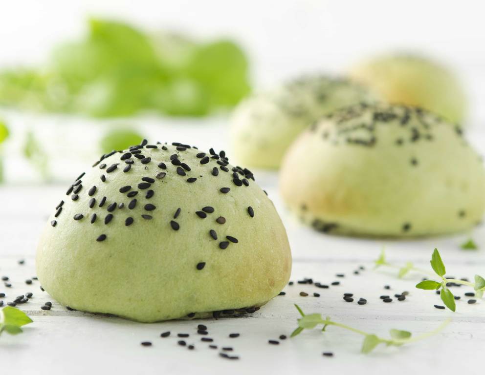 Grüne Burger Buns Grüne Burger Buns
