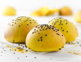 Gelbe Burger Buns Gelbe Burger Buns