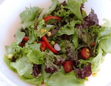 Sommerlicher Salat mit Balsamicodressing Sommerlicher Salat mit Balsamicodressing