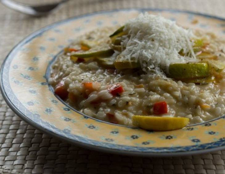 Risotto mit Zucchini - Risotto con Zucchine