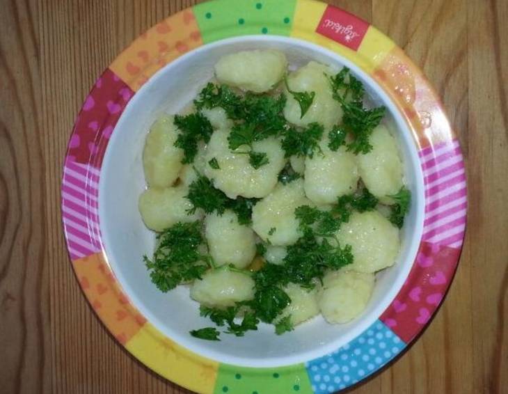 Gnocchi mit Petersilie Gnocchi mit Petersilie