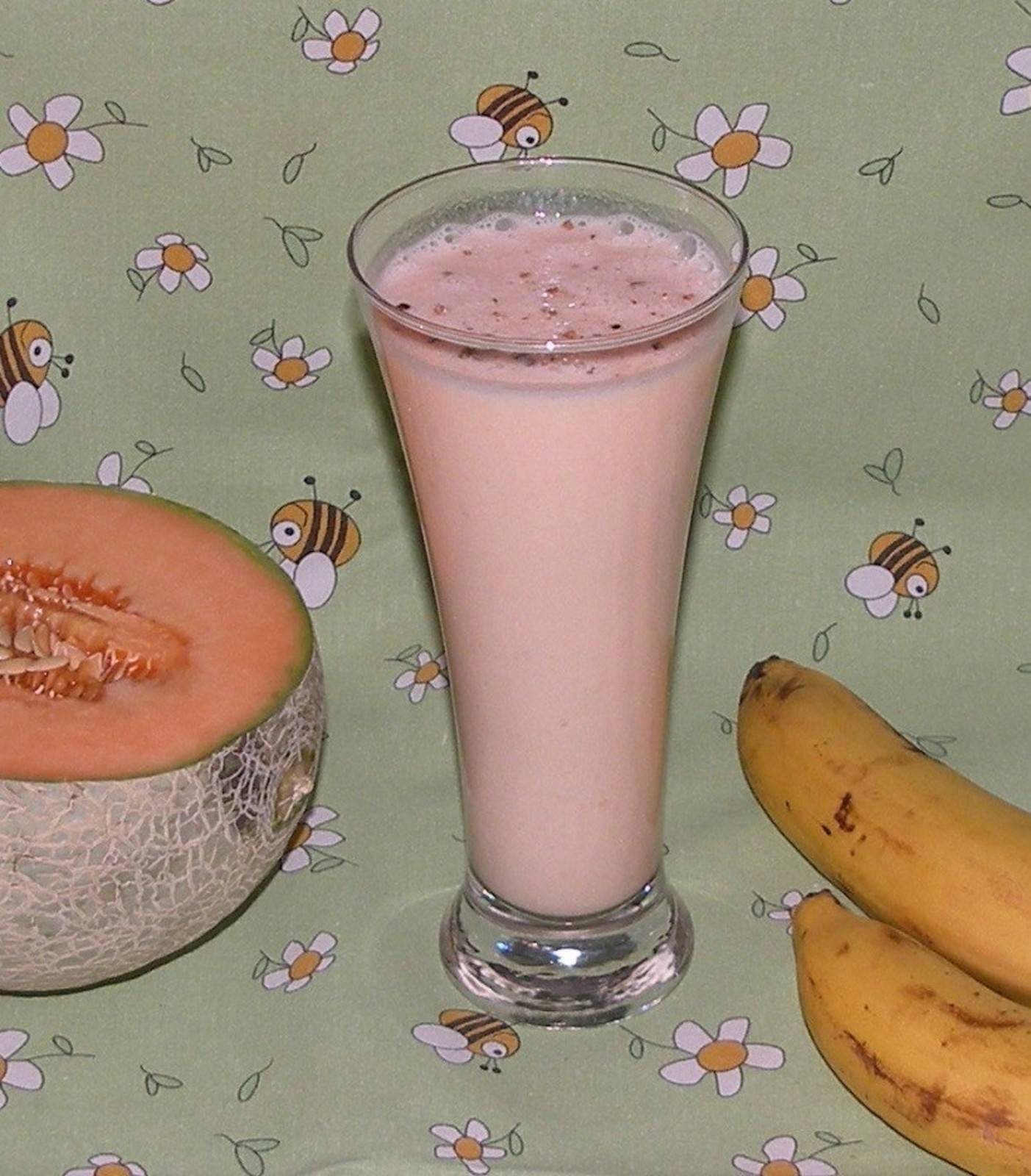 Bananen-Melonensmoothie