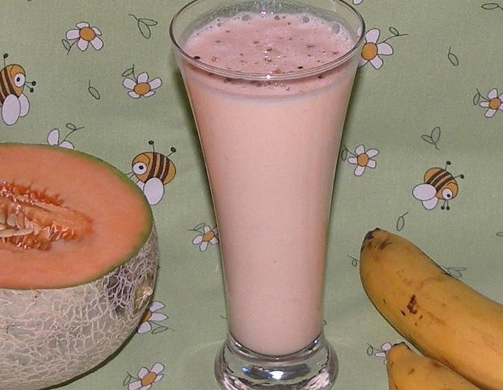 Bananen-Melonensmoothie