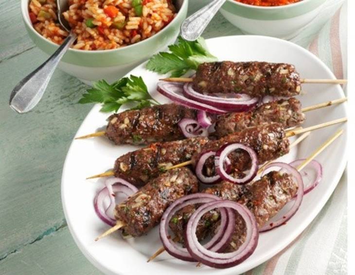 Cevapcici mit Paprika Cevapcici mit Paprika