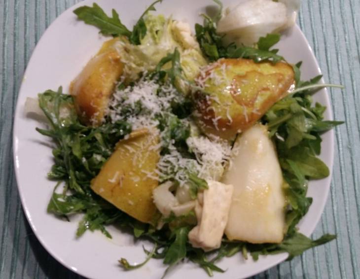 Rucola-Birnen-Orangensalat Rucola-Birnen-Orangensalat