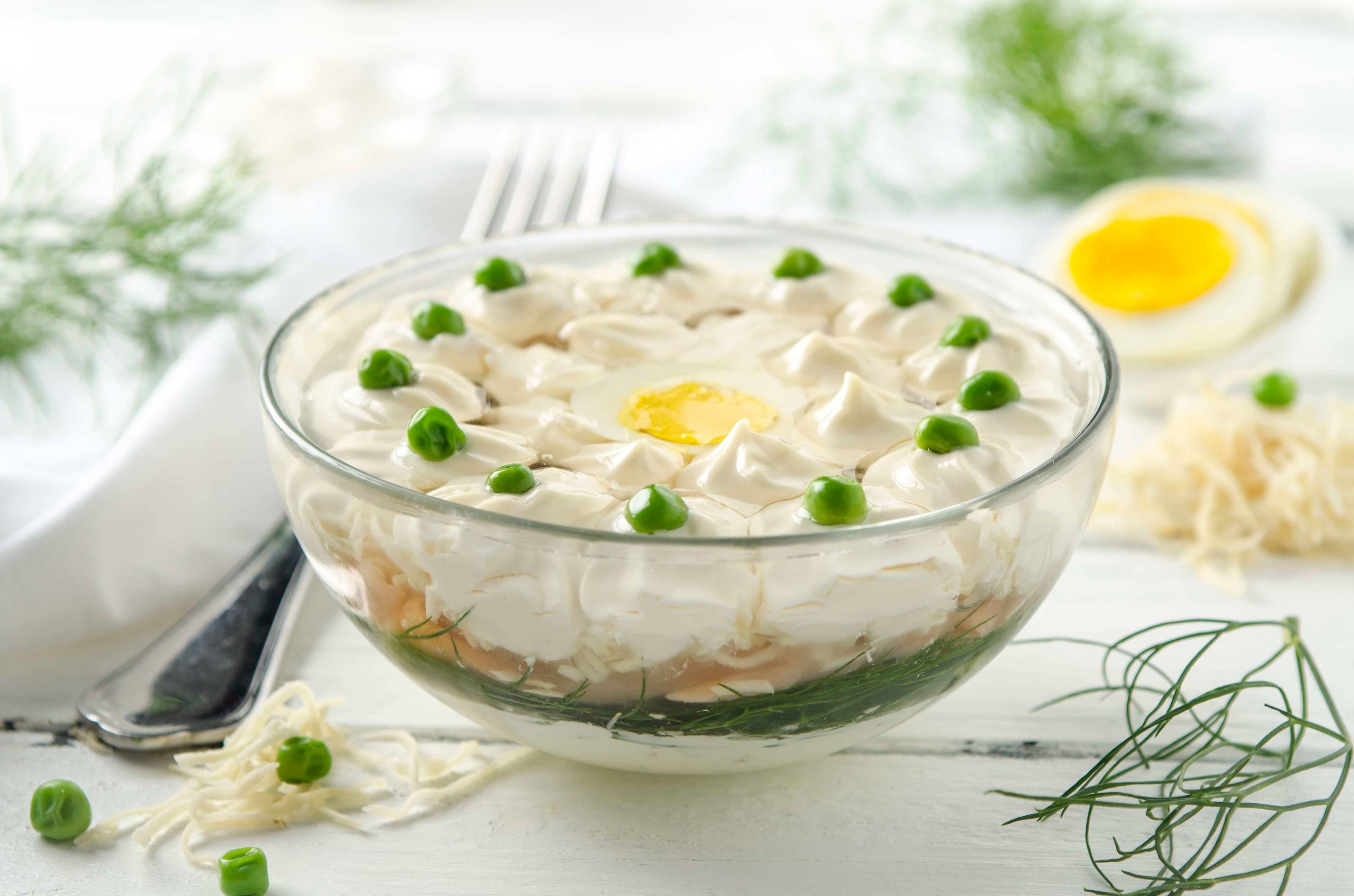 Gabelbissen mit Kren und Räucherlachs Rezept