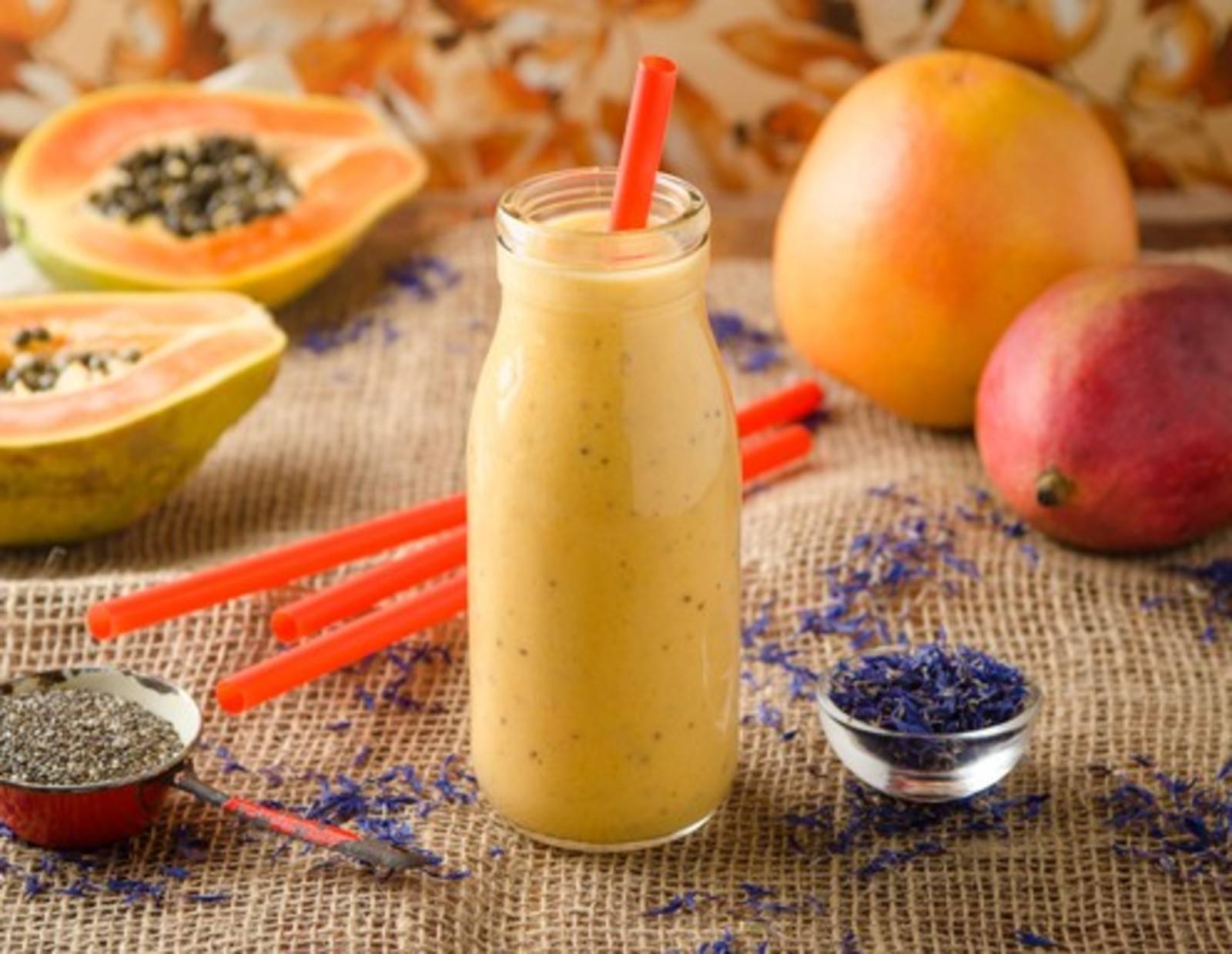 Papaya-Mango-Shake Rezept - ichkoche.de Papaya-Mango-Shake Rezept - ichkoche.de