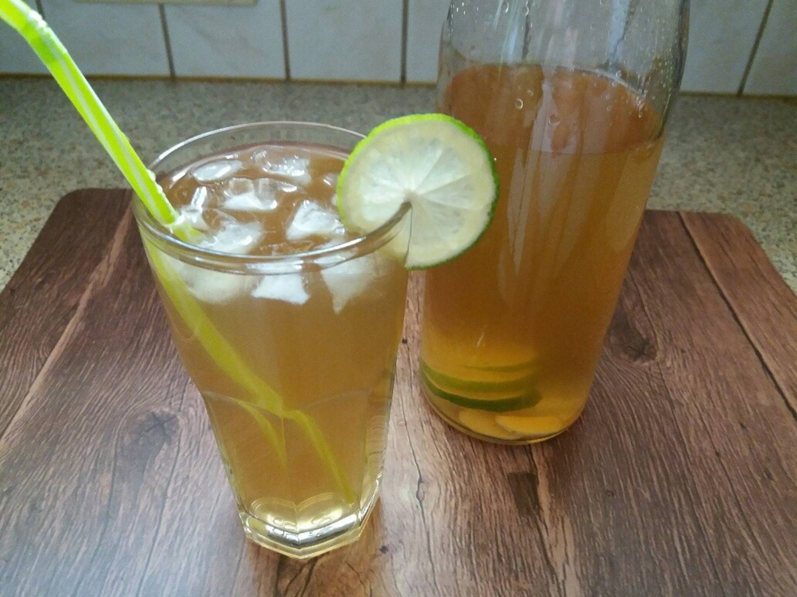 Ingwer-Limetten-Eistee Rezept - ichkoche.de