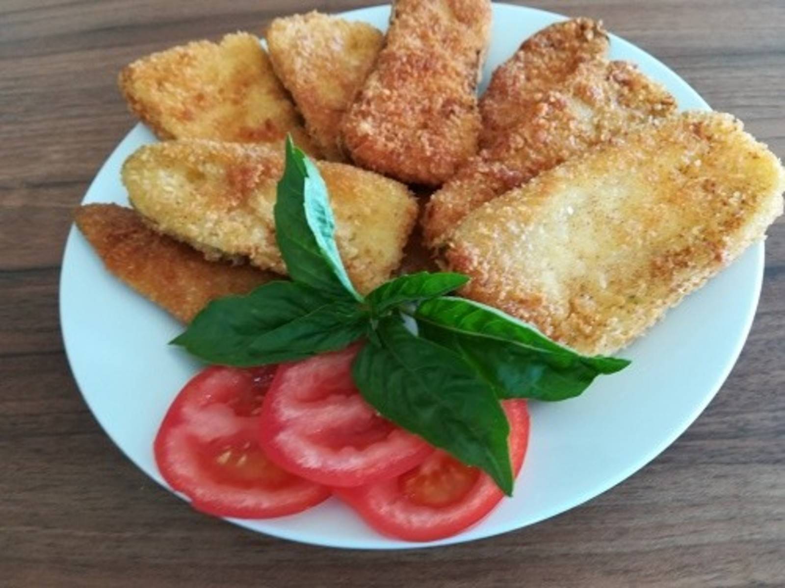 Zucchini paniert