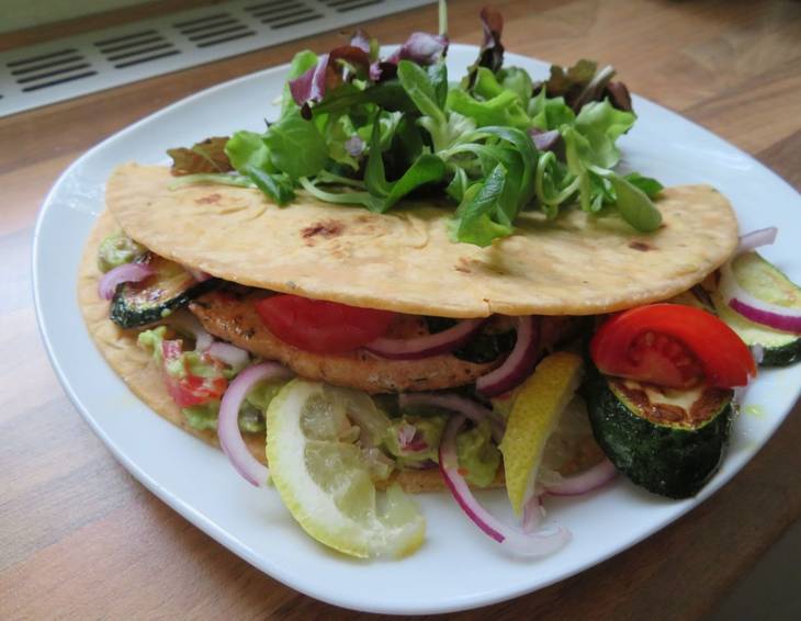 Gefüllte Tortillas