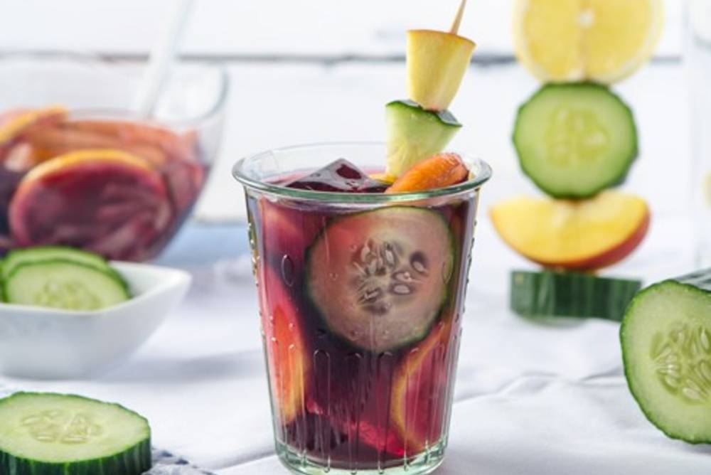Pfirsich-Sangria Pfirsich-Sangria