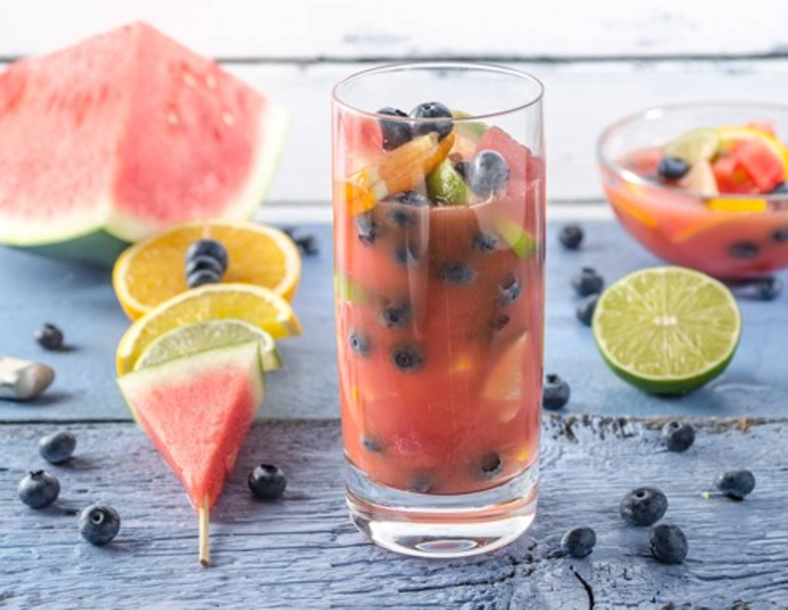 Sangria mit Wassermelone