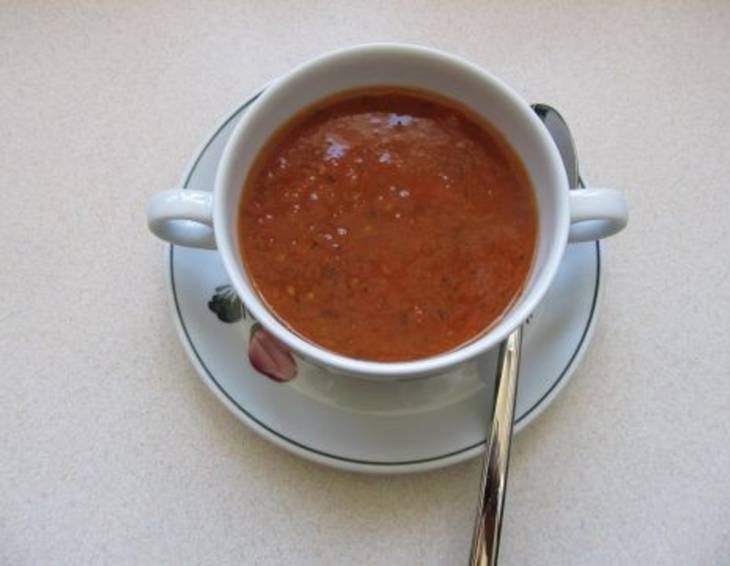 Knoblauch-Tomatensuppe