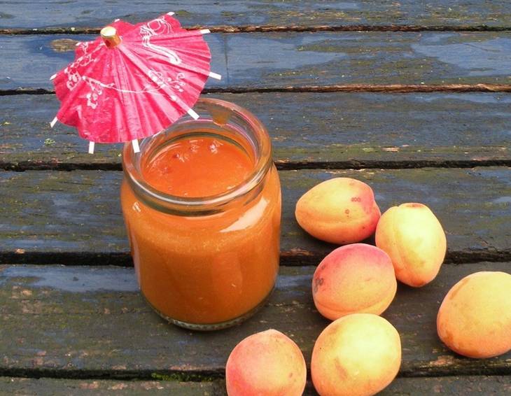 Marillensmoothie mit Orangensaft